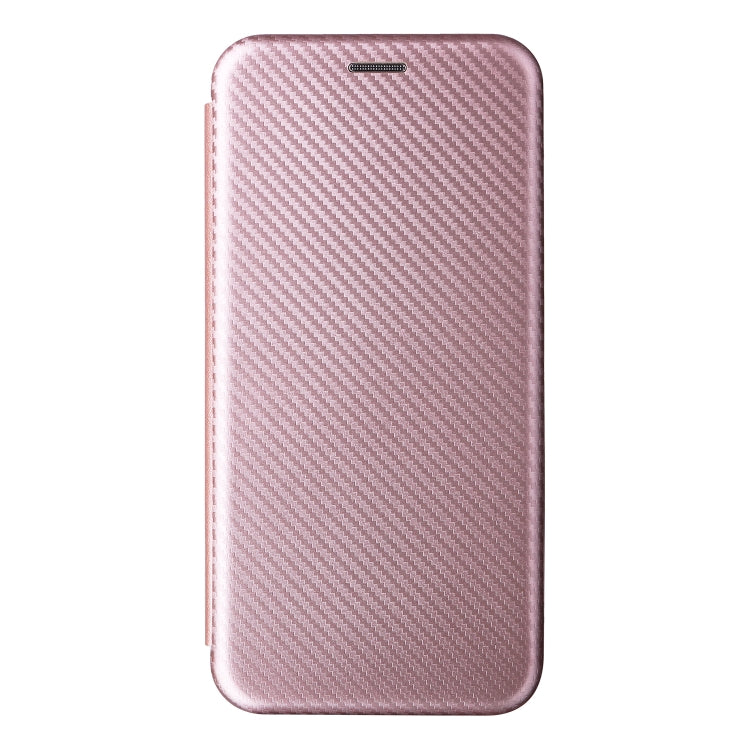 Carbon Fiber Texture Magnetic Horizontal Flip PU Phone Case