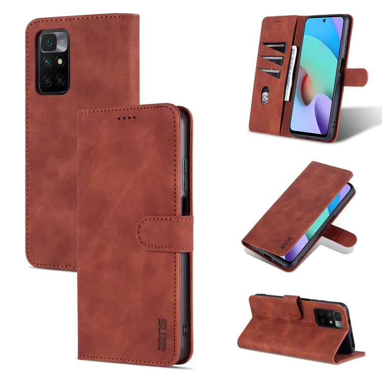 AZNS Skin Feel Calf Texture Horizontal Flip Leather Phone Case, Series 1