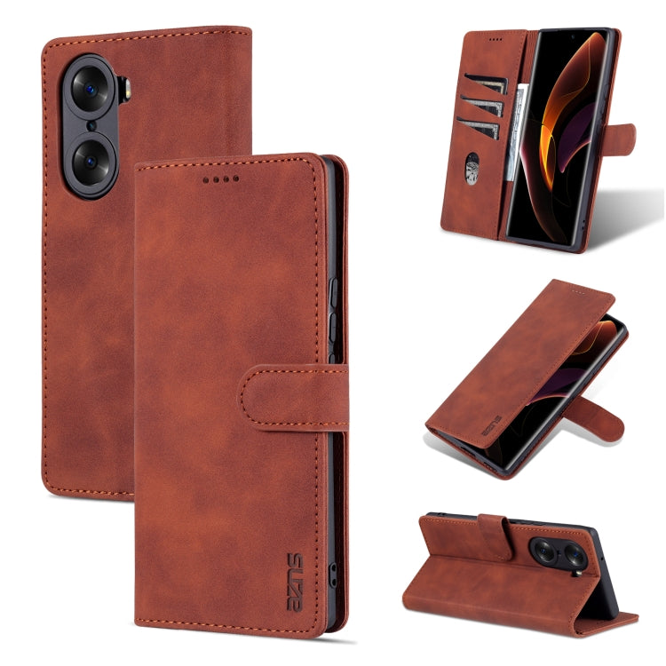 AZNS Skin Feel Calf Texture Horizontal Flip Leather Phone Case, Series 2