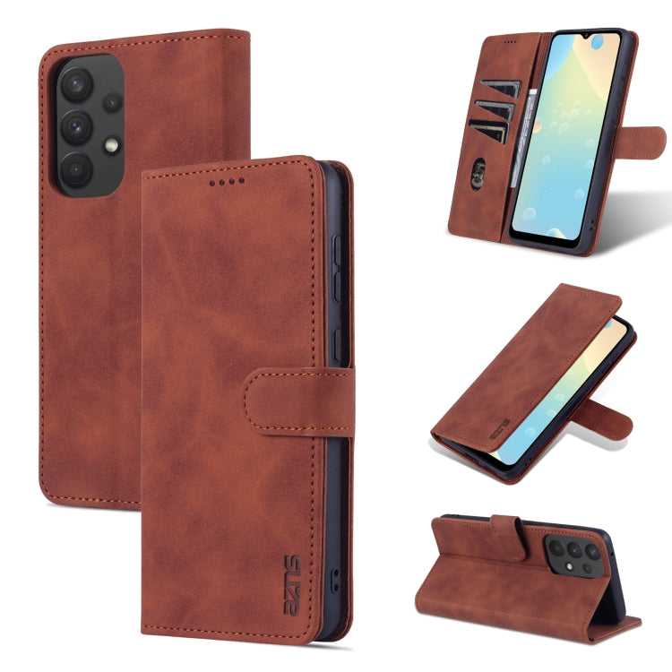 AZNS Skin Feel Calf Texture Horizontal Flip Leather Phone Case, Series 1