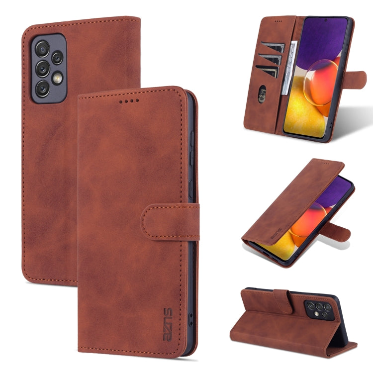 AZNS Skin Feel Calf Texture Horizontal Flip Leather Phone Case, Series 2