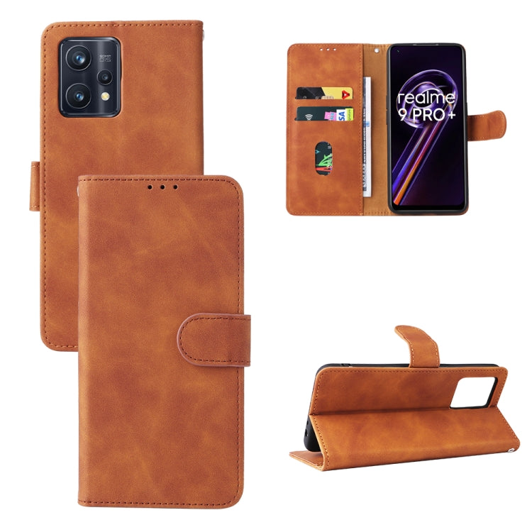 Skin Feel Magnetic Buckle Calf Texture Leather Phone Case