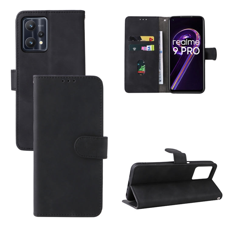 Skin Feel Magnetic Buckle Calf Texture Leather Phone Case