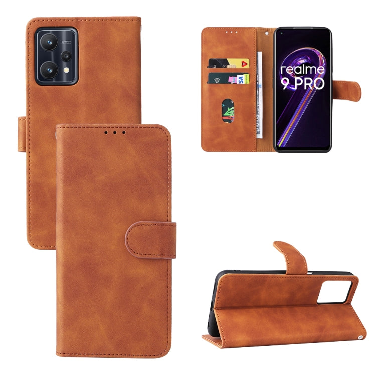 Skin Feel Magnetic Buckle Calf Texture Leather Phone Case