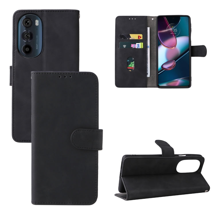 Skin Feel Magnetic Buckle Calf Texture Leather Phone Case