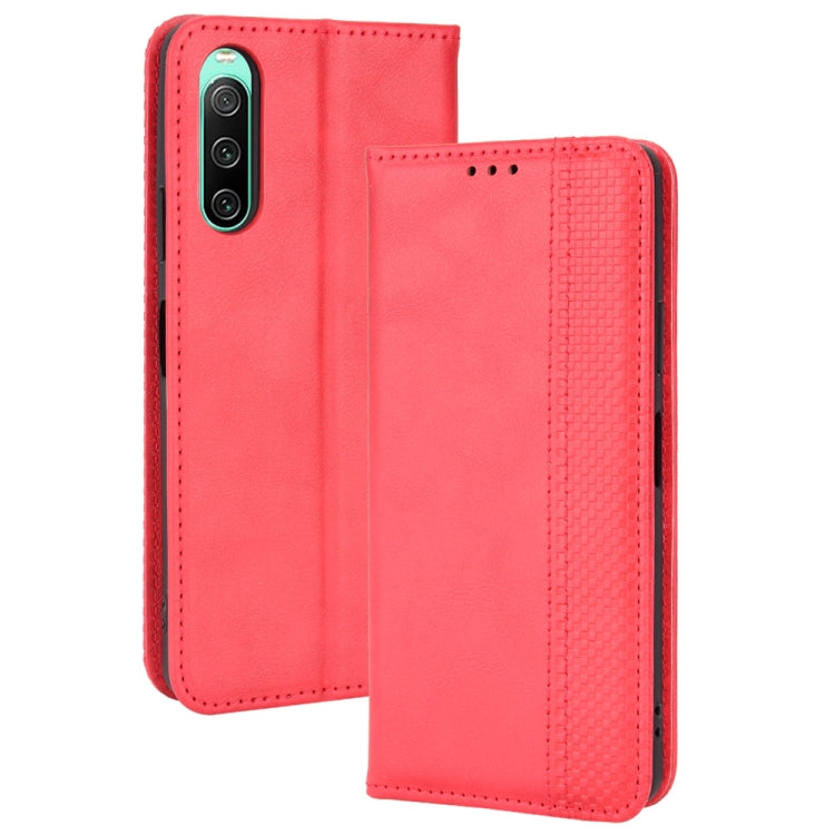 Magnetic Buckle Retro Texture Leather Phone Case, Series 2