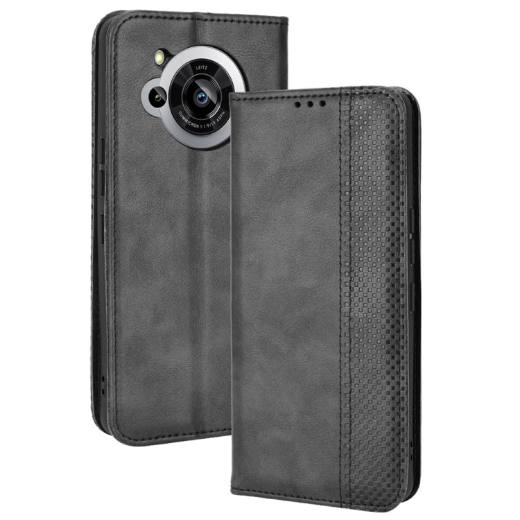 Magnetic Buckle Retro Texture Leather Phone Case, Series 1