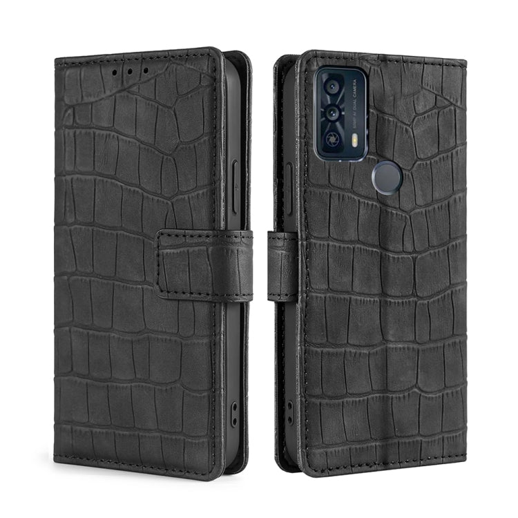 Skin Feel Crocodile Magnetic Clasp Leather Phone Case, Series 2