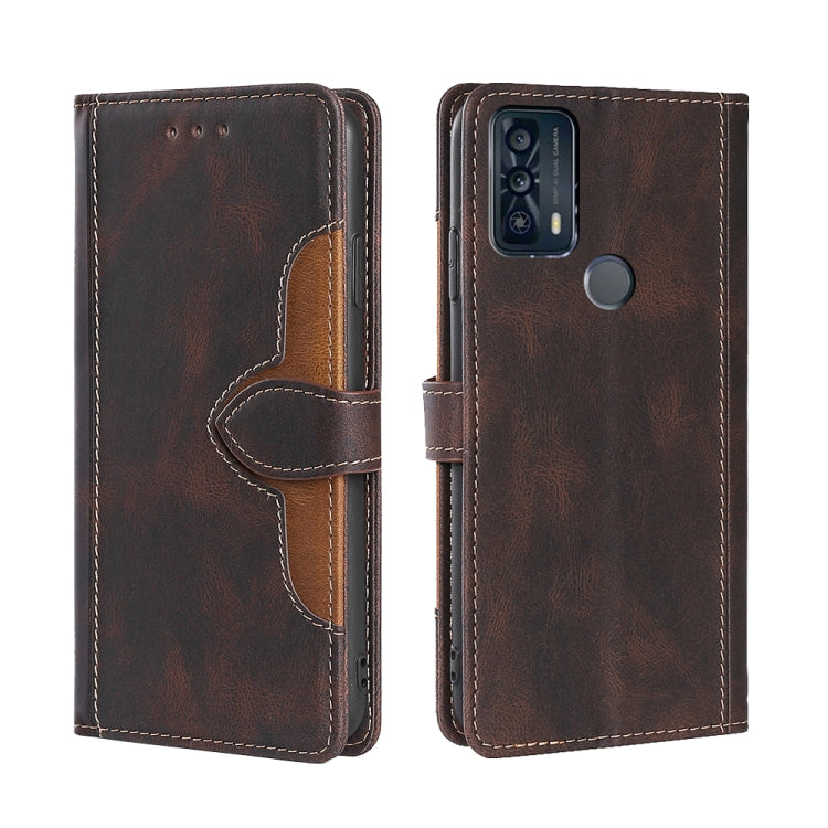 Stitching Skin Feel Magnetic Buckle Horizontal Flip PU Leather Case, Series 1