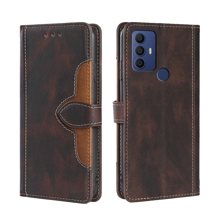 Stitching Skin Feel Magnetic Buckle Horizontal Flip PU Leather Case, Series 2