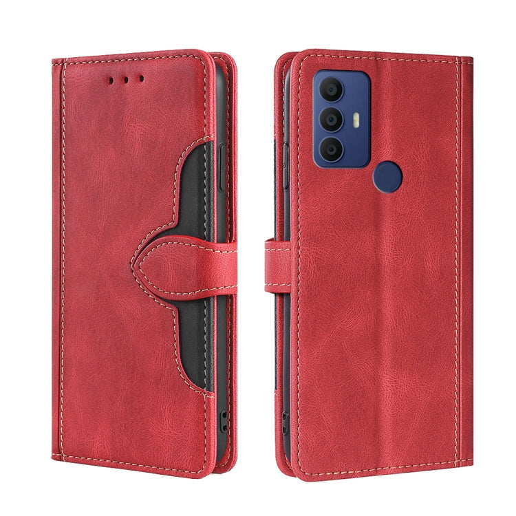 Stitching Skin Feel Magnetic Buckle Horizontal Flip PU Leather Case, Series 2