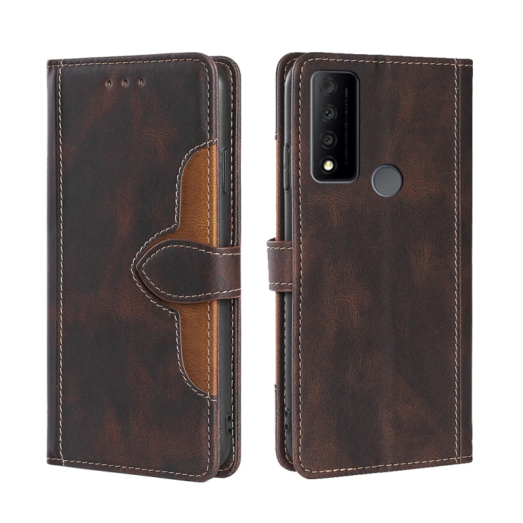 Stitching Skin Feel Magnetic Buckle Horizontal Flip PU Leather Case, Series 1