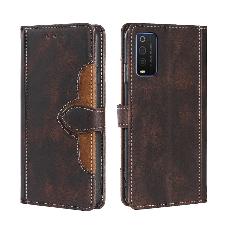 Stitching Skin Feel Magnetic Buckle Horizontal Flip PU Leather Case, Series 2