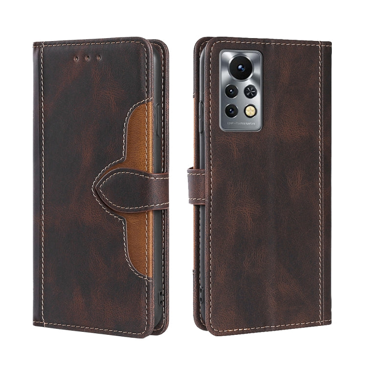 Stitching Skin Feel Magnetic Buckle Horizontal Flip PU Leather Case, Series 2