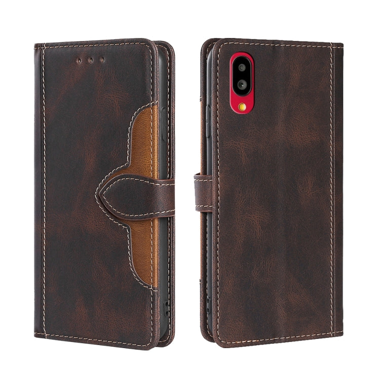 Stitching Skin Feel Magnetic Buckle Horizontal Flip PU Leather Case, Series 1