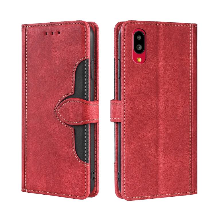 Stitching Skin Feel Magnetic Buckle Horizontal Flip PU Leather Case, Series 1