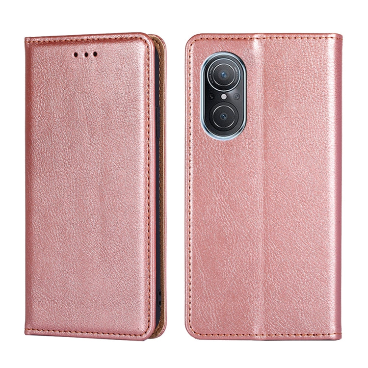 Gloss Oil Solid Color Magnetic Flip Leather Phone Case, Series 2