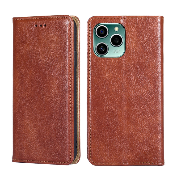 Gloss Oil Solid Color Magnetic Flip Leather Phone Case, Series 1