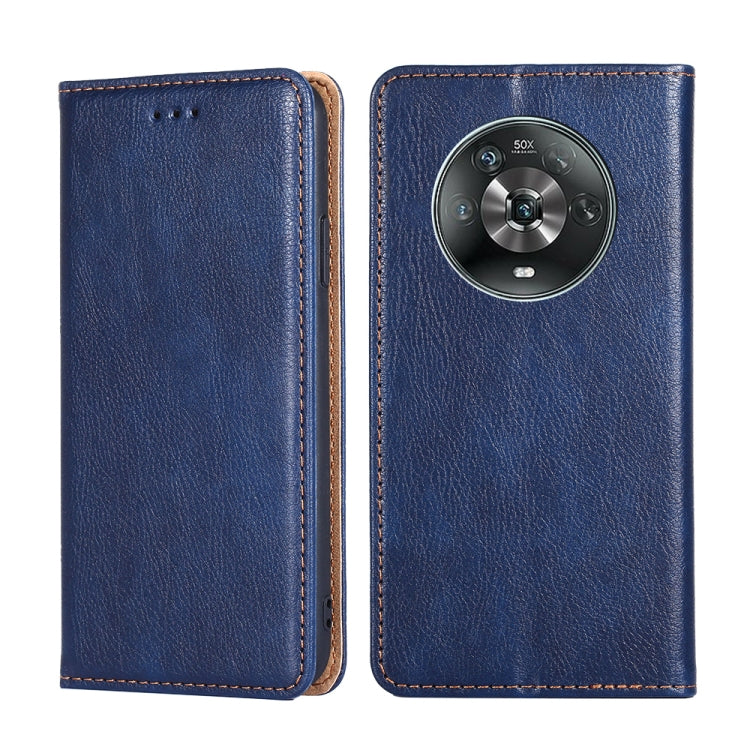 Gloss Oil Solid Color Magnetic Flip Leather Phone Case, Series 3