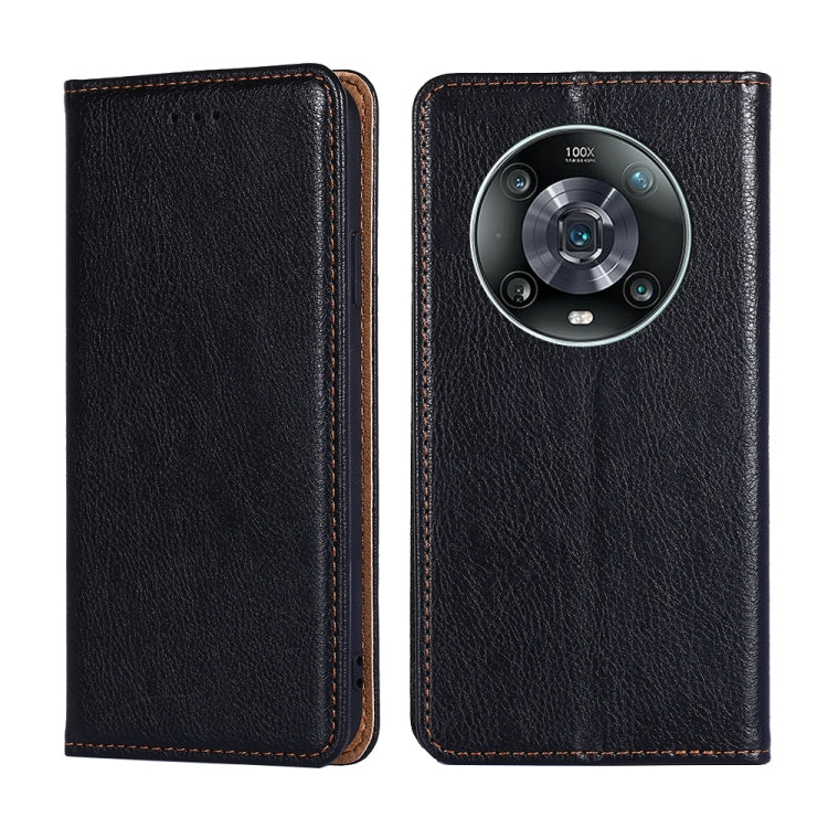 Gloss Oil Solid Color Magnetic Flip Leather Phone Case, Series 3