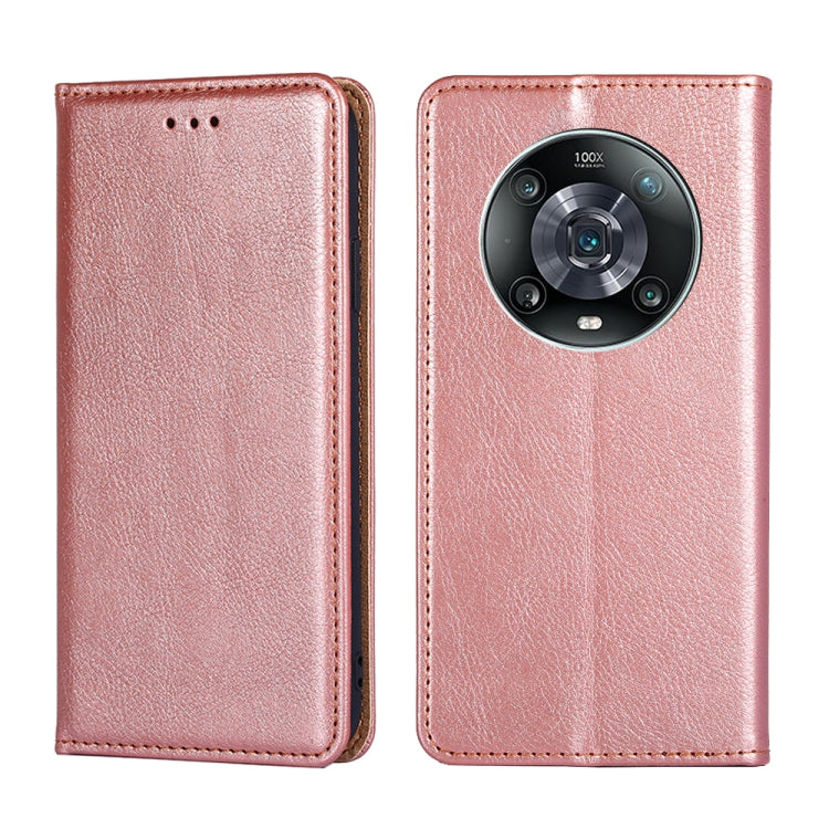 Gloss Oil Solid Color Magnetic Flip Leather Phone Case, Series 3