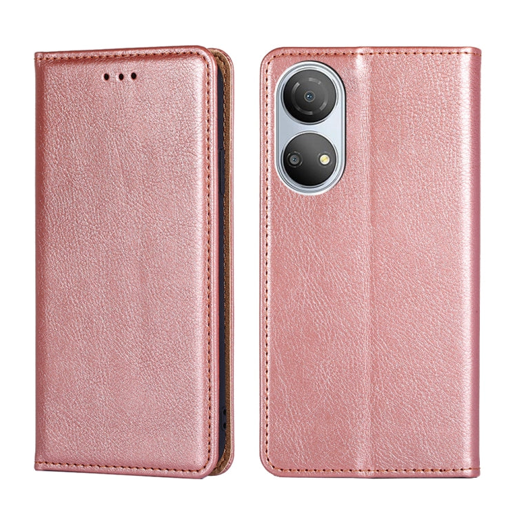 Gloss Oil Solid Color Magnetic Flip Leather Phone Case, Series 3