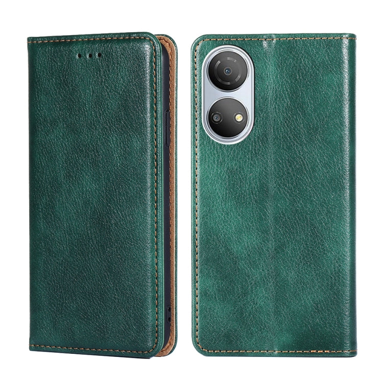 Gloss Oil Solid Color Magnetic Flip Leather Phone Case, Series 3