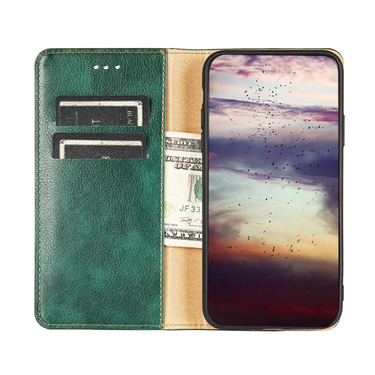 Gloss Oil Solid Color Magnetic Flip Leather Phone Case, Series 3