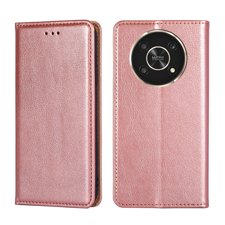 Gloss Oil Solid Color Magnetic Flip Leather Phone Case, Series 1