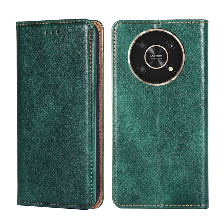 Gloss Oil Solid Color Magnetic Flip Leather Phone Case, Series 1