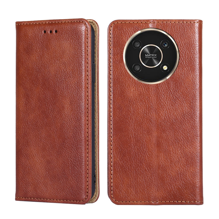 Gloss Oil Solid Color Magnetic Flip Leather Phone Case, Series 1