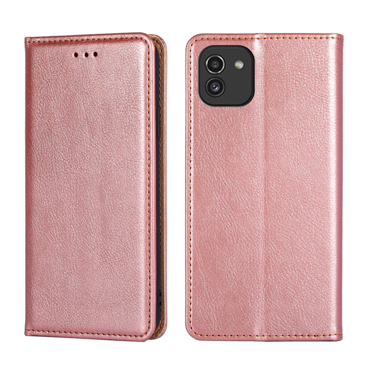 Gloss Oil Solid Color Magnetic Flip Leather Phone Case, Series 2