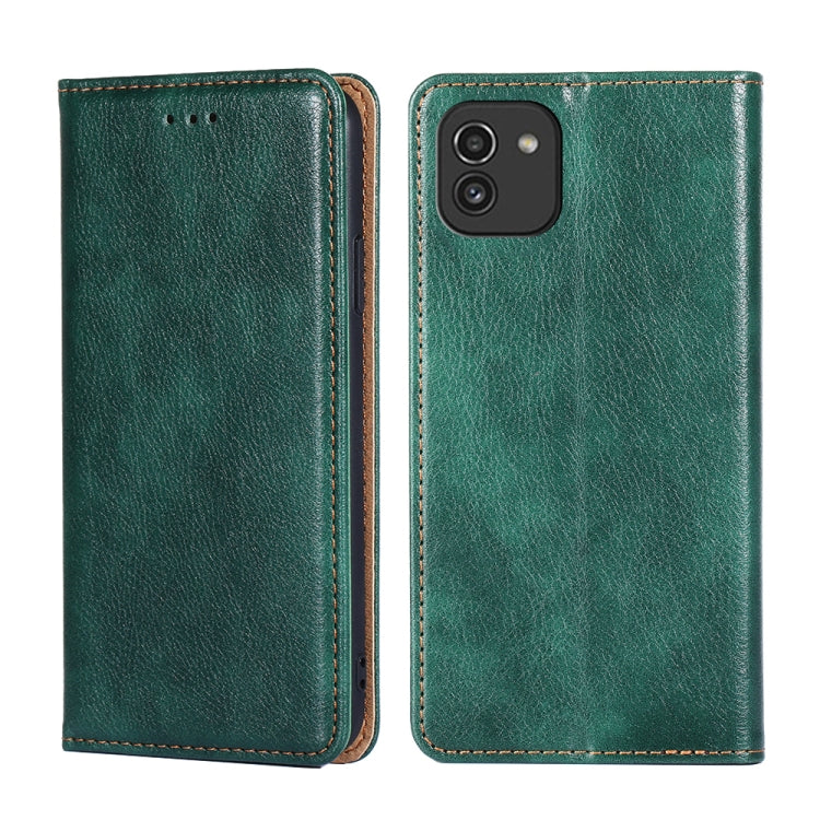 Gloss Oil Solid Color Magnetic Flip Leather Phone Case, Series 2