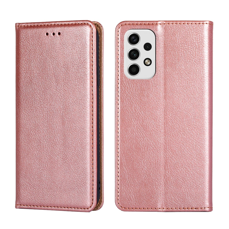 Gloss Oil Solid Color Magnetic Flip Leather Phone Case, Series 2