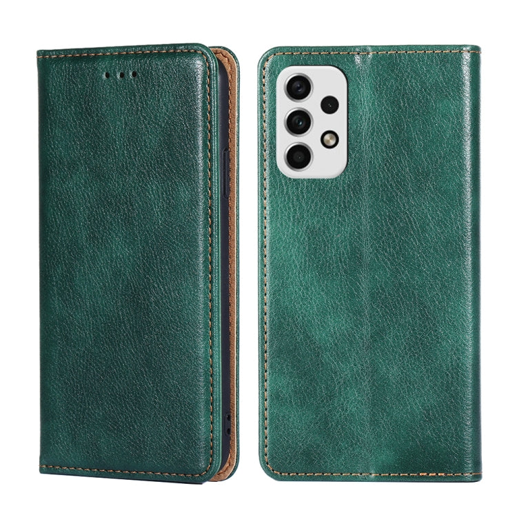 Gloss Oil Solid Color Magnetic Flip Leather Phone Case, Series 2