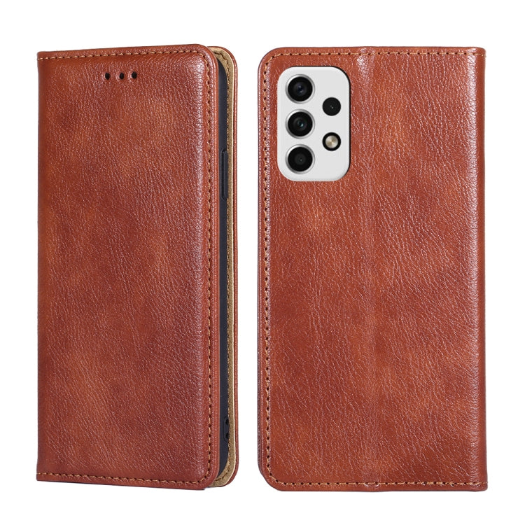 Gloss Oil Solid Color Magnetic Flip Leather Phone Case, Series 2