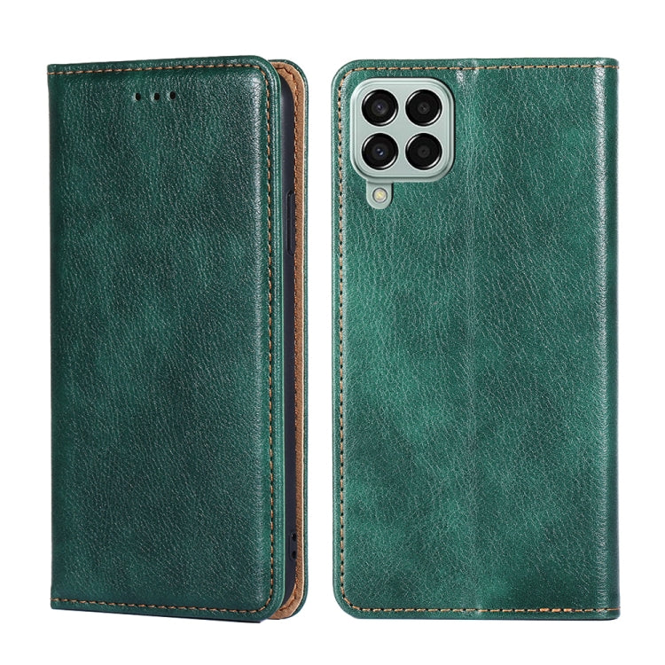 Gloss Oil Solid Color Magnetic Flip Leather Phone Case, Series 2