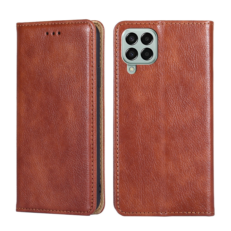 Gloss Oil Solid Color Magnetic Flip Leather Phone Case, Series 2