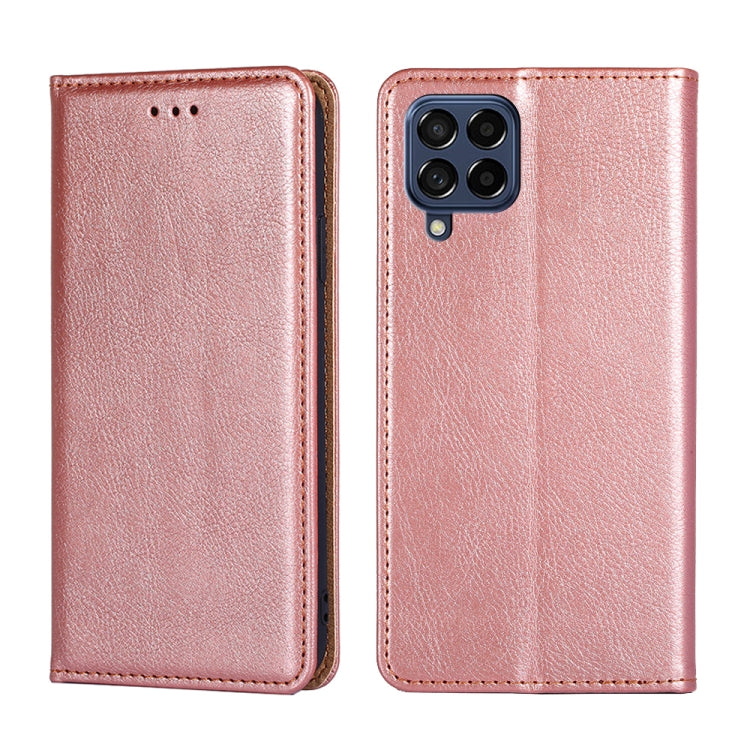 Gloss Oil Solid Color Magnetic Flip Leather Phone Case, Series 2