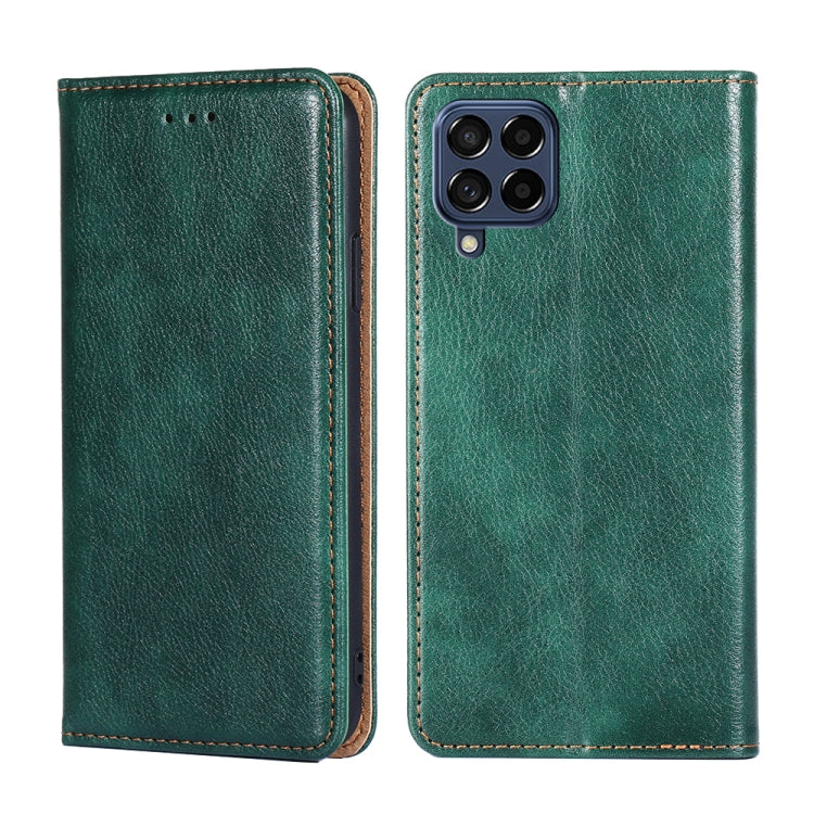 Gloss Oil Solid Color Magnetic Flip Leather Phone Case, Series 2