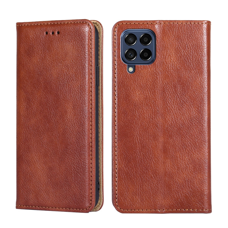 Gloss Oil Solid Color Magnetic Flip Leather Phone Case, Series 2