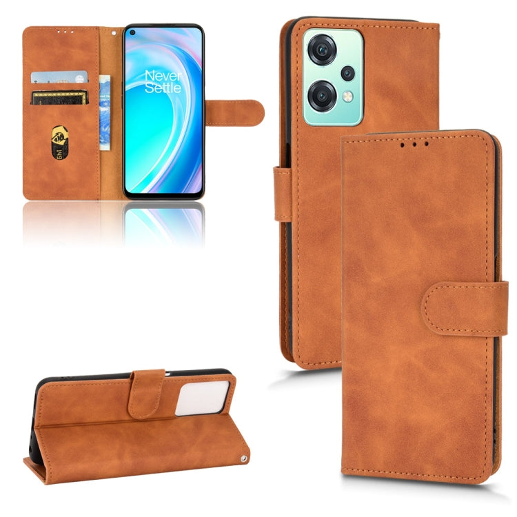 Skin Feel Magnetic Flip Leather Phone Case