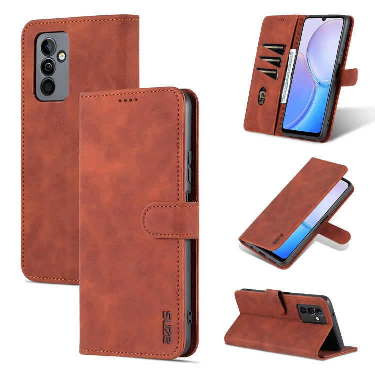 AZNS Skin Feel Calf Texture Flip Leather Phone Case