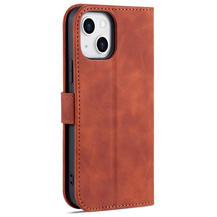 AZNS Skin Feel Calf Texture Horizontal Flip Leather Case