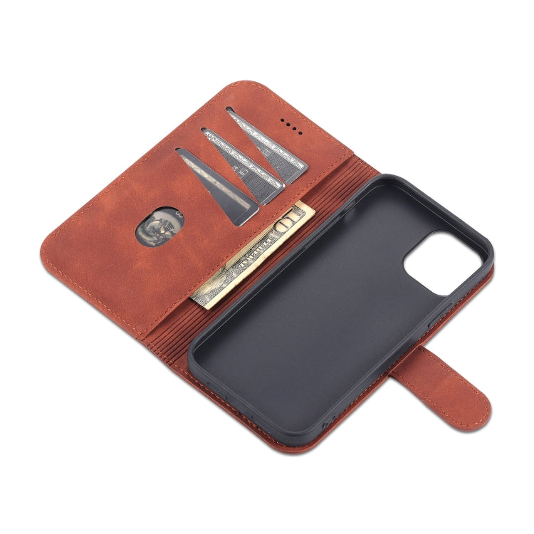 AZNS Skin Feel Calf Texture Horizontal Flip Leather Case