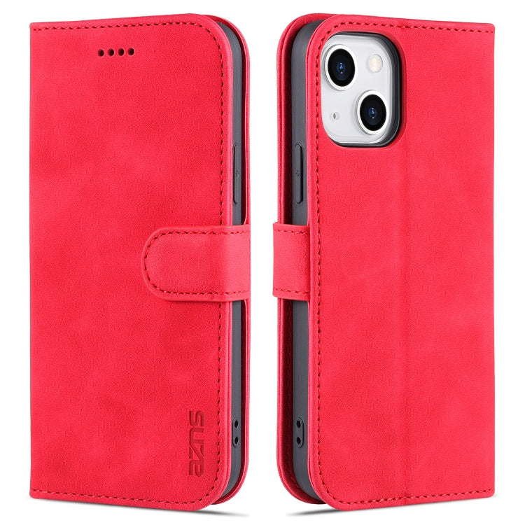 AZNS Skin Feel Calf Texture Horizontal Flip Leather Case