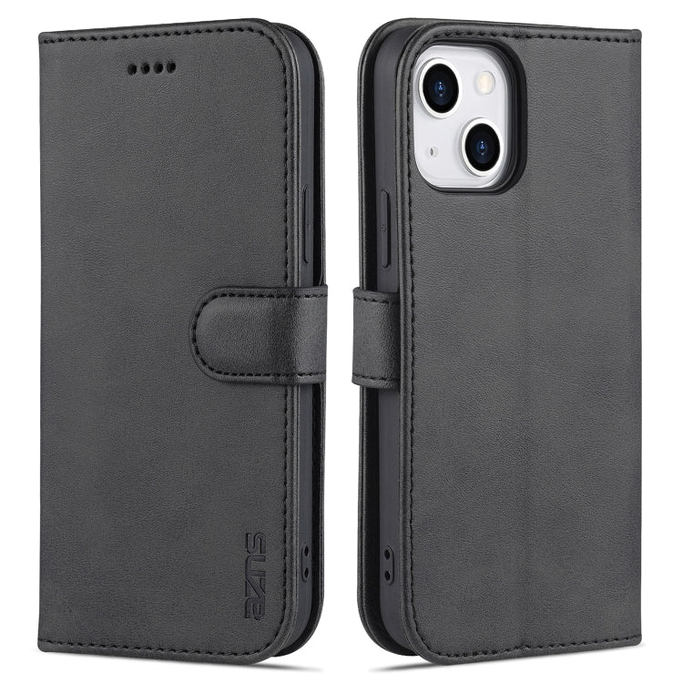 AZNS Skin Feel Calf Texture Horizontal Flip Leather Case