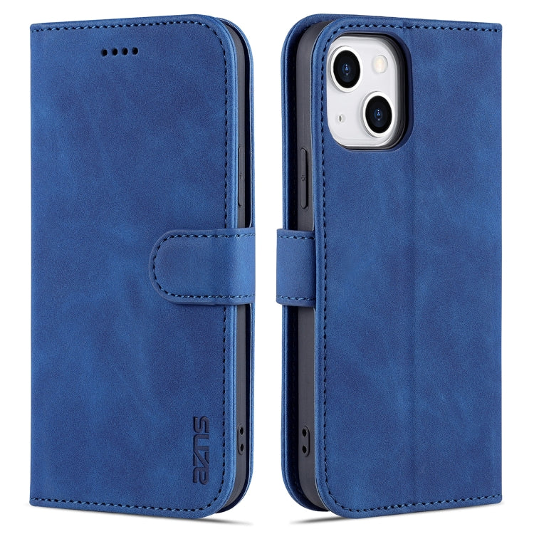 AZNS Skin Feel Calf Texture Horizontal Flip Leather Case