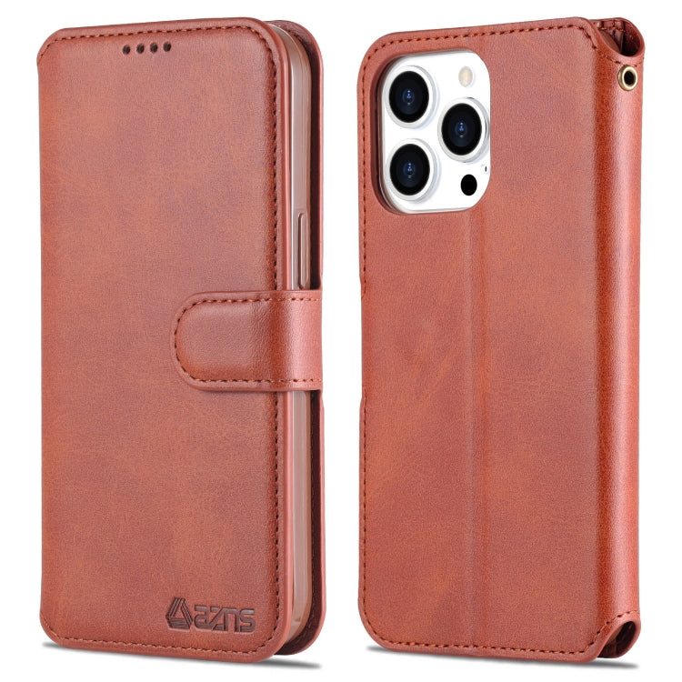 AZNS Calf Texture Flip Leather Phone Case