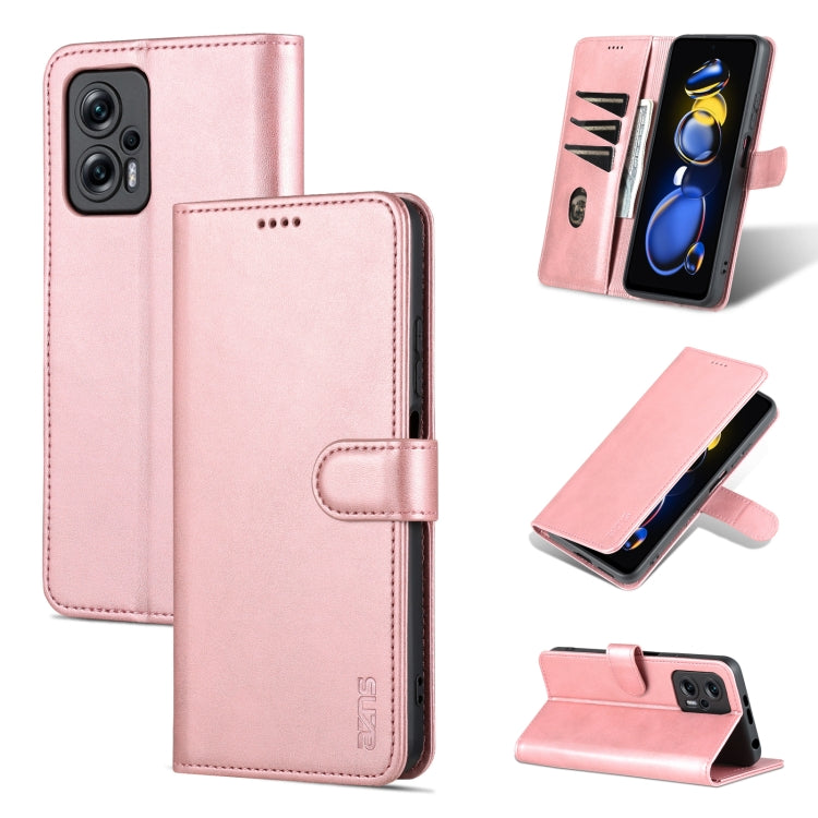 AZNS Skin Feel Calf Texture Flip Leather Phone Case, For Xiaomi Redmi Note 11T Pro/POCO X4 GT, For OPPO Reno8, For OPPO Reno8 Pro, For Huawei Nova 9Z/Enjoy 50 Plus